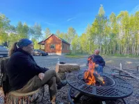 Trail House, Denali Brewing, Base Camp for Adventure, Concerts, Fire Pit, Family