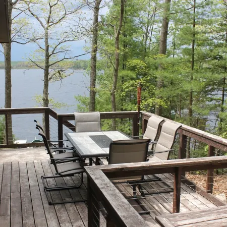 Quiet cottage with stunning peaceful lake views near Elcho and Pelican Lake WI