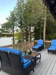 Half Moon Lake, Barnstead, NH vacation house on water front with firepit
