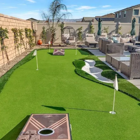 green door · Lux Resort Gem ~ Backyard Pool/Spa ~ Near Festival