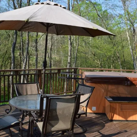 Newly renovated, hot tub and 1 mile from town, across from Holimont!