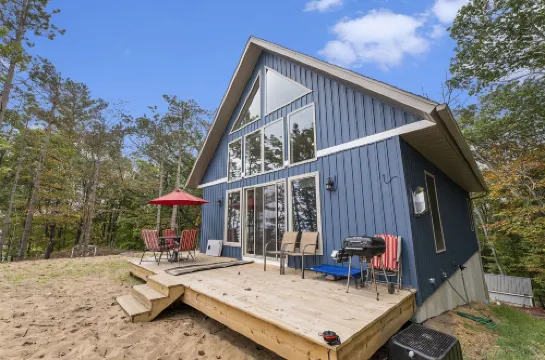 海岸景觀兩卧室木屋 18396