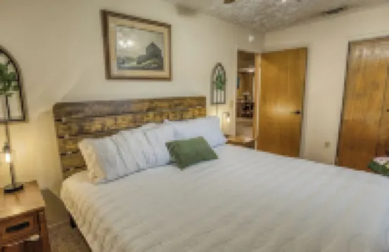 Charming 3-bedroom cabin with WiFi, AC in serene Wimberley