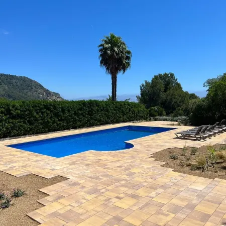 Exceptional Private Villa with Sea Views - large pool and designer paved gardens