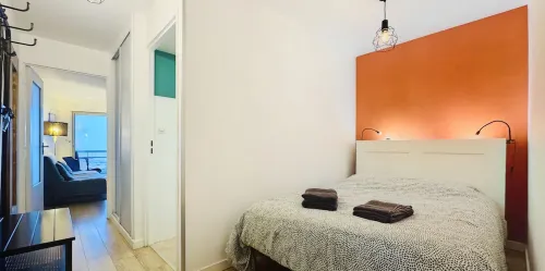 Sea view apartment at the foot of Merlimont beach