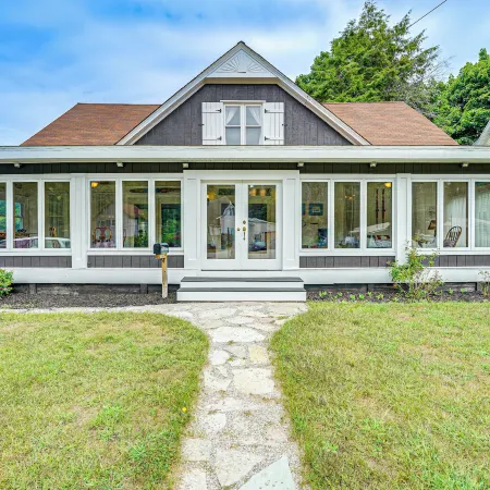 Spacious Vintage Gem w/ Sunroom in Manistee!