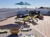 Penthouse in Fuseta with private roof terrace and sea views