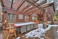距滑雪場2英里：豪華比奇山小屋，帶熱水浴缸 - 露台