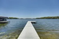 Spacious Delton Home w/ Fire Pit + Lake Views - 3-Star