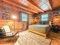 NEW!  3 Acre Log Cabin w/ Bay Views, Firepit & Grill Near Acadia Hotels in Sullivan