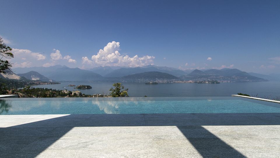 Modern oasis overlooking Lake Maggiore