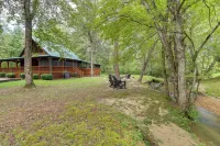 Blue Ridge Cabin Rental w/ Hot Tub & Creek Access! - 3-Star