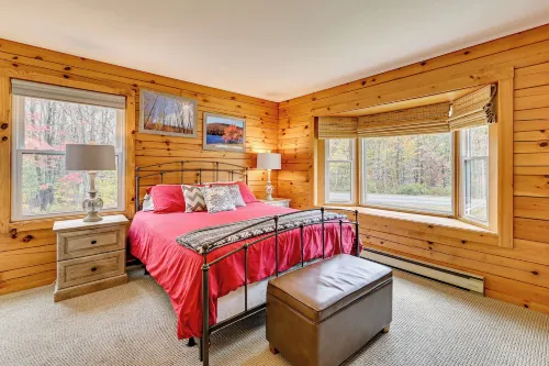 High Peak Heaven Cozy Log Cabin on 1 Acre! - سبا