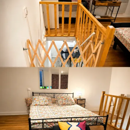 35 m² duplex 8 min walk to Montluçon train station