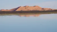 Sleeping in a Luxury Tent in Merzouga Desert ! - Mountain view