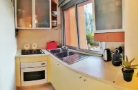 Panoramic Sea View, Air Conditioned Apartment with Pool , Walk to Beach & Town,