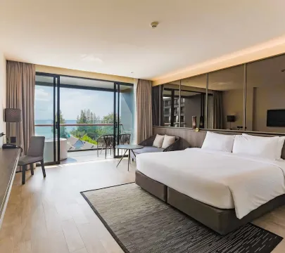 ห้องเตียงแฝดวิวทะเลสกายบาธ (อาคารเมอร์รี่)