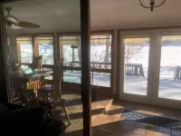 90 Ft of Frontage on Balsam Lake, WI--w/large dock and more. Sleeps 12+