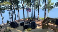 Eagles Point! Incredible Private Waterfront 3.5 acres. Long range water views!