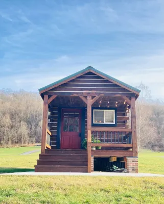 Tiny Cabin Along the River