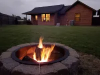 Star Valley cozy log cabin close to the Chickasaw National and Turner Falls Park