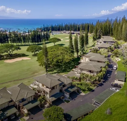 Modern Remodel, Steps to Kapalua Bay Beach, 2-Story Golf Villa, Ocean Golf View