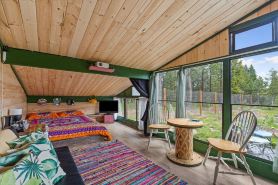 Pet-friendly and Cozy "The Shed" with Garden Views + Hot Tub near Missoula