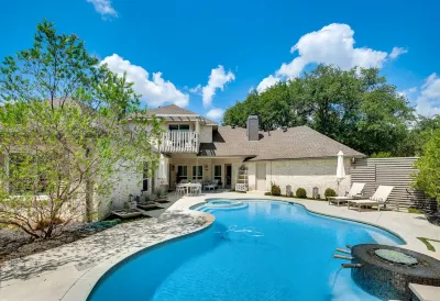 Designer Home with Backyard Oasis, Heated Pool, Playground, Overlooks Ponds Hotels near Target