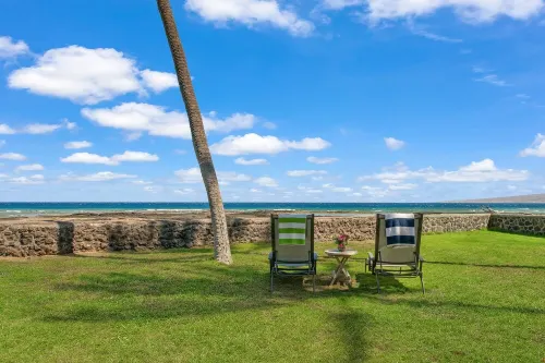 Oceanfront Hawaiian-style Beach House