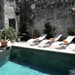 Sermoneta Historic Stone Village House with Pool in a Medieval Hill Town Close to Rome and Naples