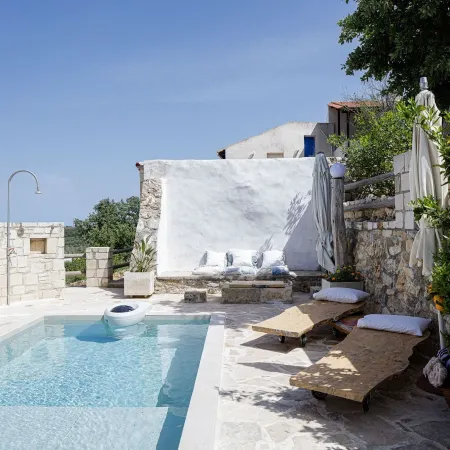 Antonia's Stonebuilt Mansion with a Private Pool