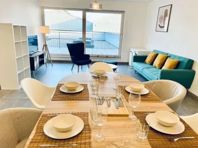 센터의 2개의 침실 - 테라스&파킹 National Museum of Natural History 주변 호텔