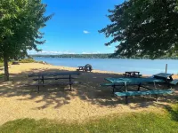 LAKESIDE GEM ! ONE BLOCK FROM SHORELINE ! in fabulous Lake Geneva .