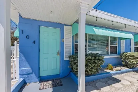 Coastal Getaway Retreat –Steps to the Beach! 2BR/1BA. Sleeps 4. In 4-Plex. Pool