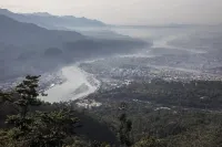 A majestic and luxurious villa overlooking the Ganges