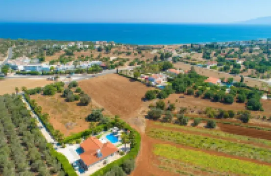 Villa Chrystalla Large Private Pool Walk to Beach Sea Views A C Wifi - 2186