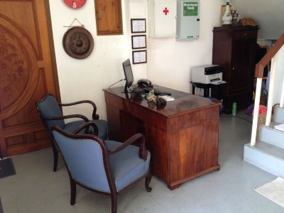 Front Desk Barefeet Naturist Resort Photo