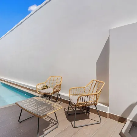 Sophisticated Home with a Chic Design and a Private Terrace with a Plunge Pool