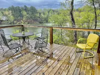A-Deck With a View. A unique lakeside home on Smith Lake
