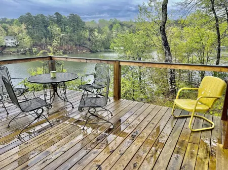 A-Deck With a View. A unique lakeside home on Smith Lake
