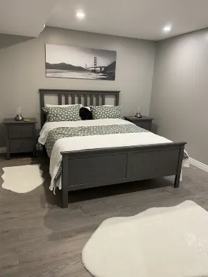 Brand new spacious apartment with private yard/ patio