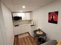 Luxury two bedroom in a modern basement.
