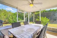 Private Yard & Screened Patio: Sunny Sebastian Gem - 2-Star