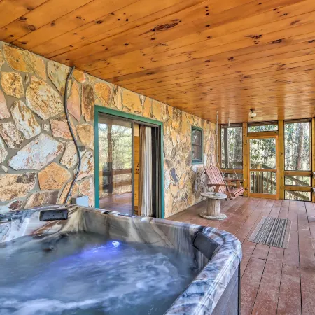 Hot Tub & Deck! High Country Cabin Near Blue Ridge