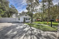 Chic Home w/ Fire Pit & Patio, Walk to Lake! - 3-Star