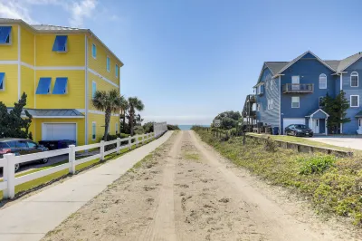 Emerald Isle Getaway with Decks and Beach Views!