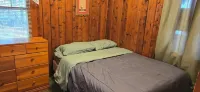 Family and pet friendly, waterfront cabin on Lost Lake, with private dock