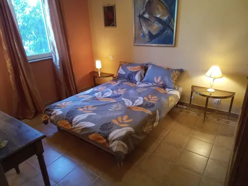 Vacation Apartment for 2 Pers. in Lagorce Approx. 8km f. Vallon-Pont-d'Arc. Dogs Allowed.