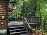 Modern, 2 King, 4 BDRM Private Luxury Log Cabin