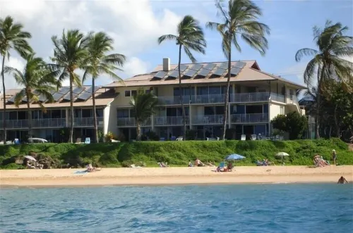 Beachfront 1-Bedroom Corner Condo on Kameole Beach II, with Two Ocean Views.